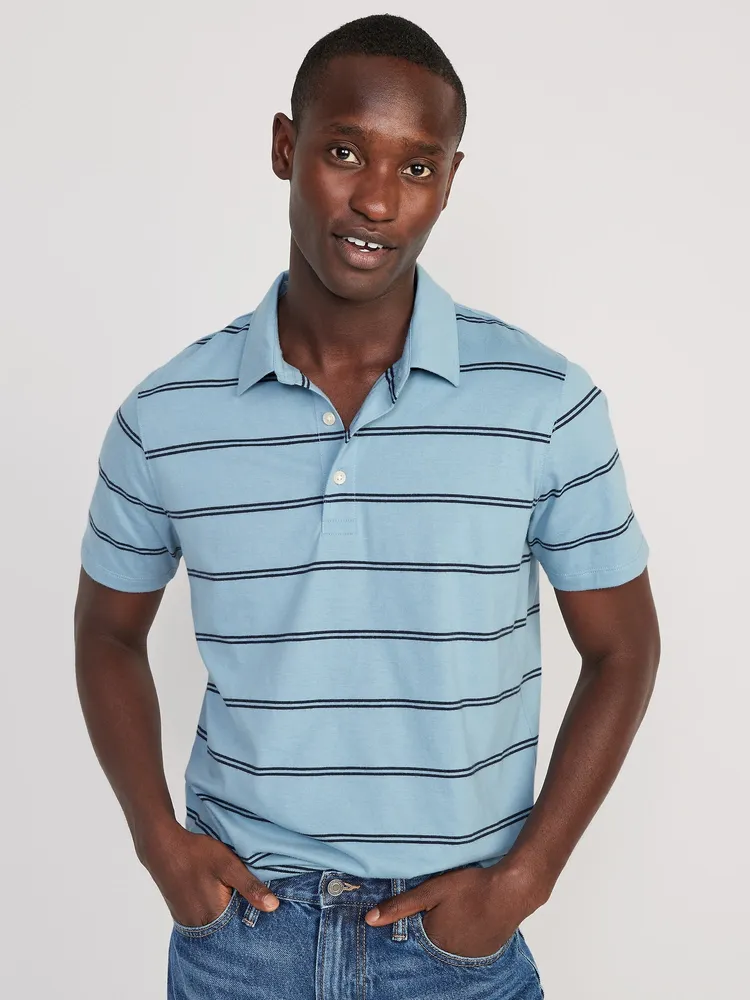 Old Navy Classic Fit Striped Jersey Polo For Men | Mall Of America®