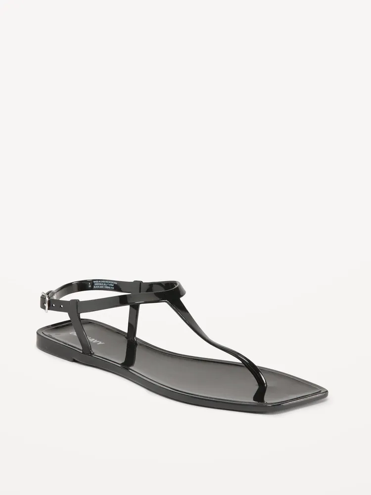 Old Navy Opaque Jelly T Strap Sandals for Women Plaza Las Americas