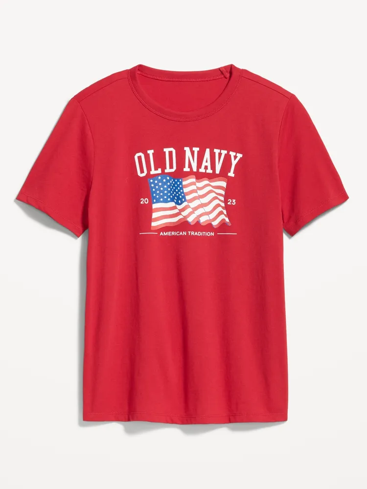 Old navy flag hot sale tee