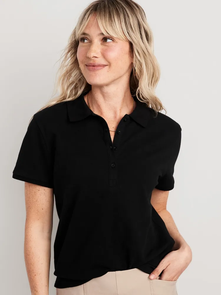 Women's pique outlet polo