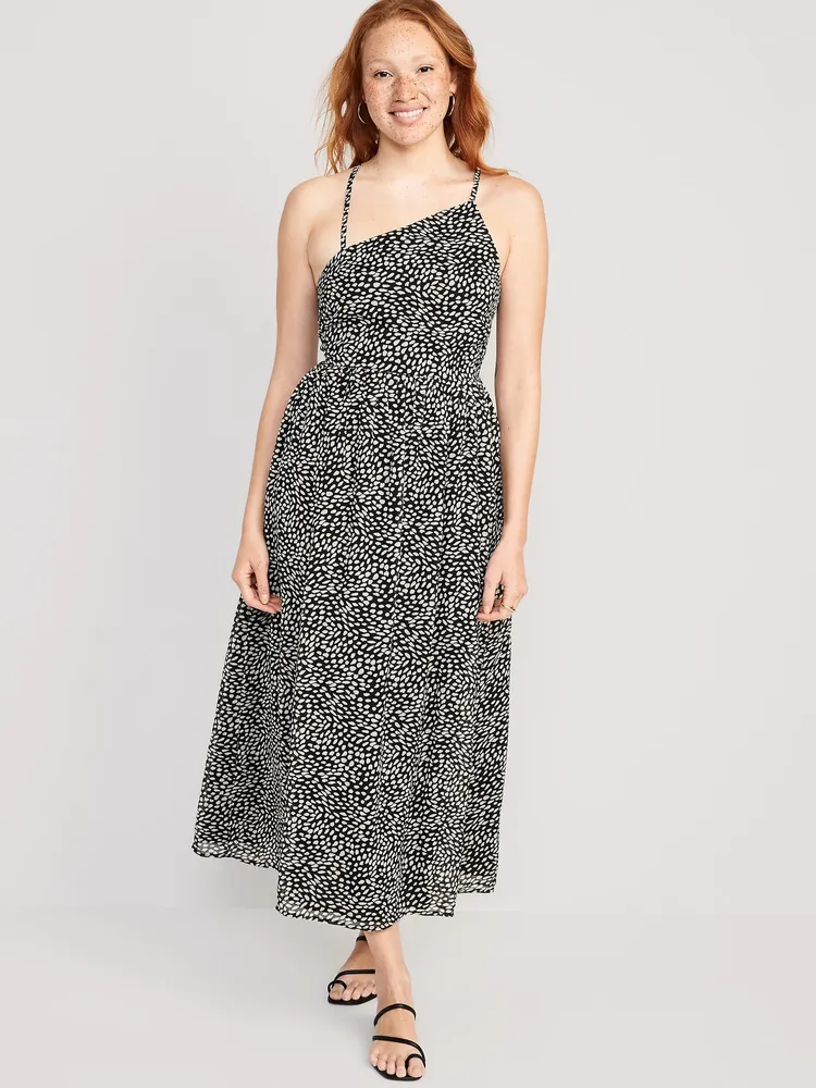 Old Navy Fit & Flare One-Shoulder Maxi Dress for Women | Bridge