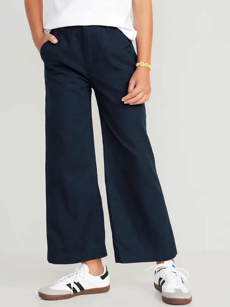 Old Navy High-Waisted Wide-Leg School Uniform Pants for Girls | Mall of ...