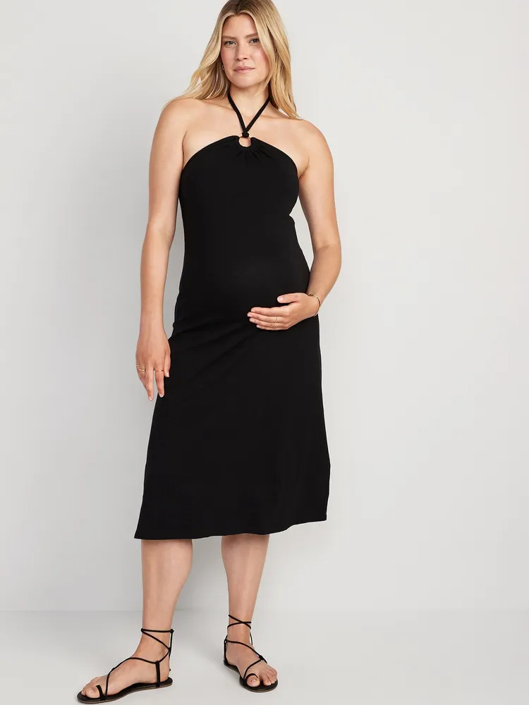 Old navy hotsell black maternity dress