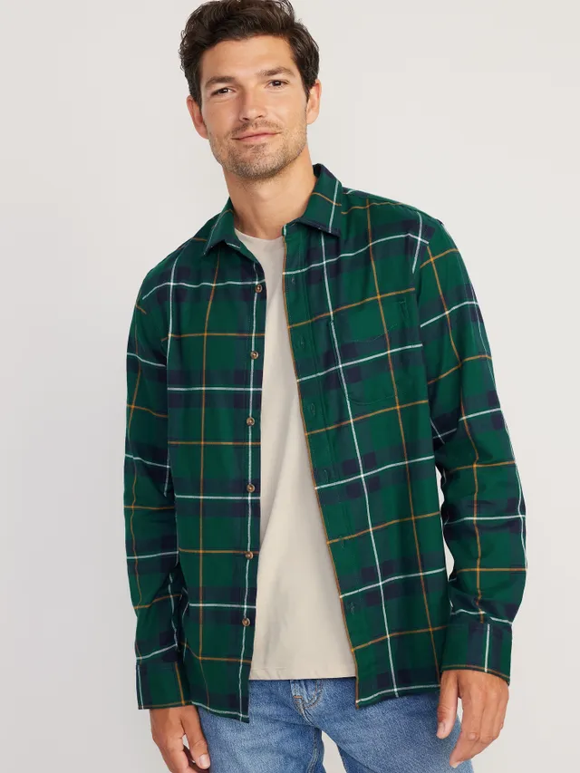 Old Navy Regular-Fit Built-In Flex Everyday Plaid Shirt | Hamilton