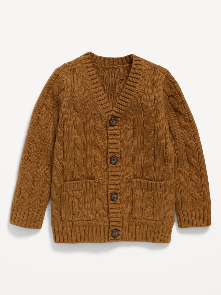Old Navy Button-Front Cable-Knit Cardigan Sweater for Toddler Boys