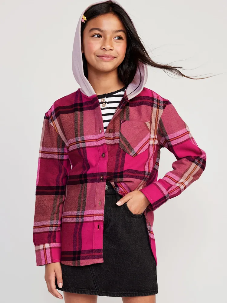 Old navy hooded online flannel