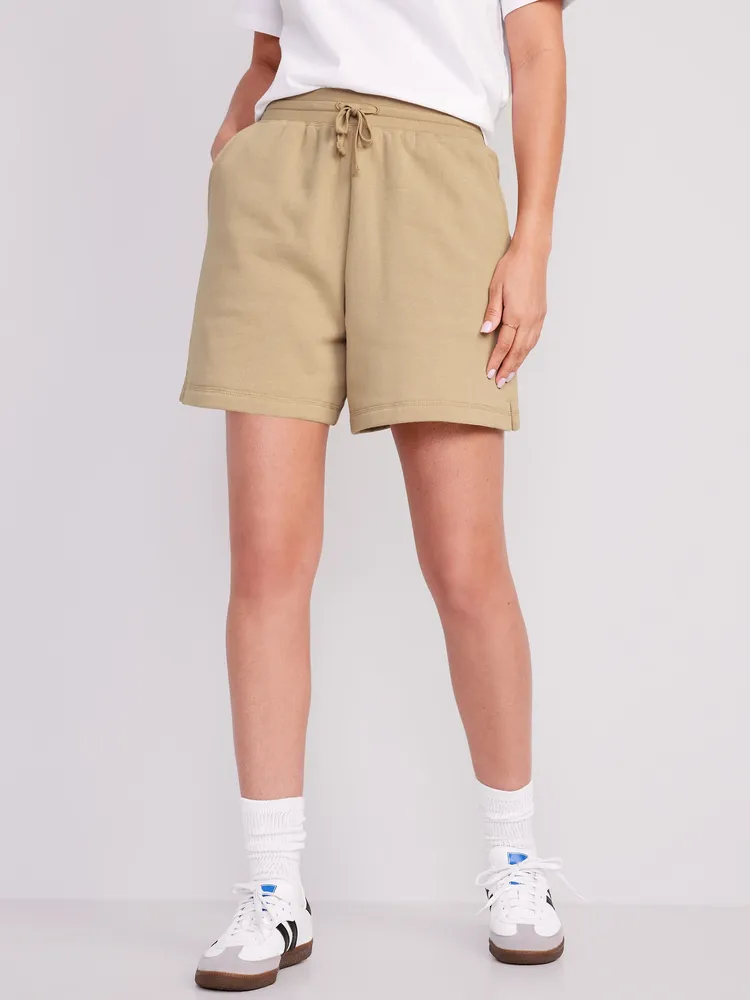 Womens high discount waisted lounge shorts