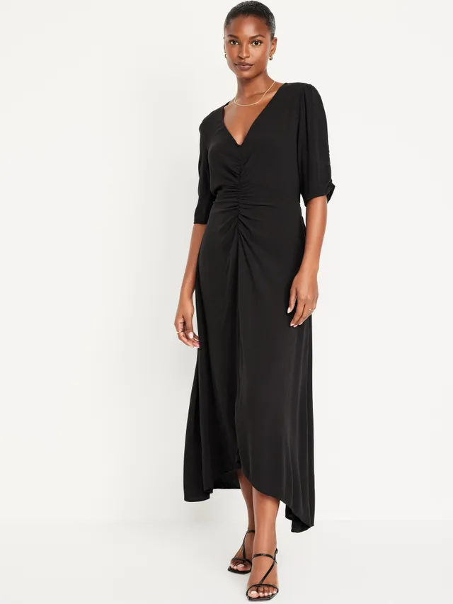 Old navy cheap black wrap dress