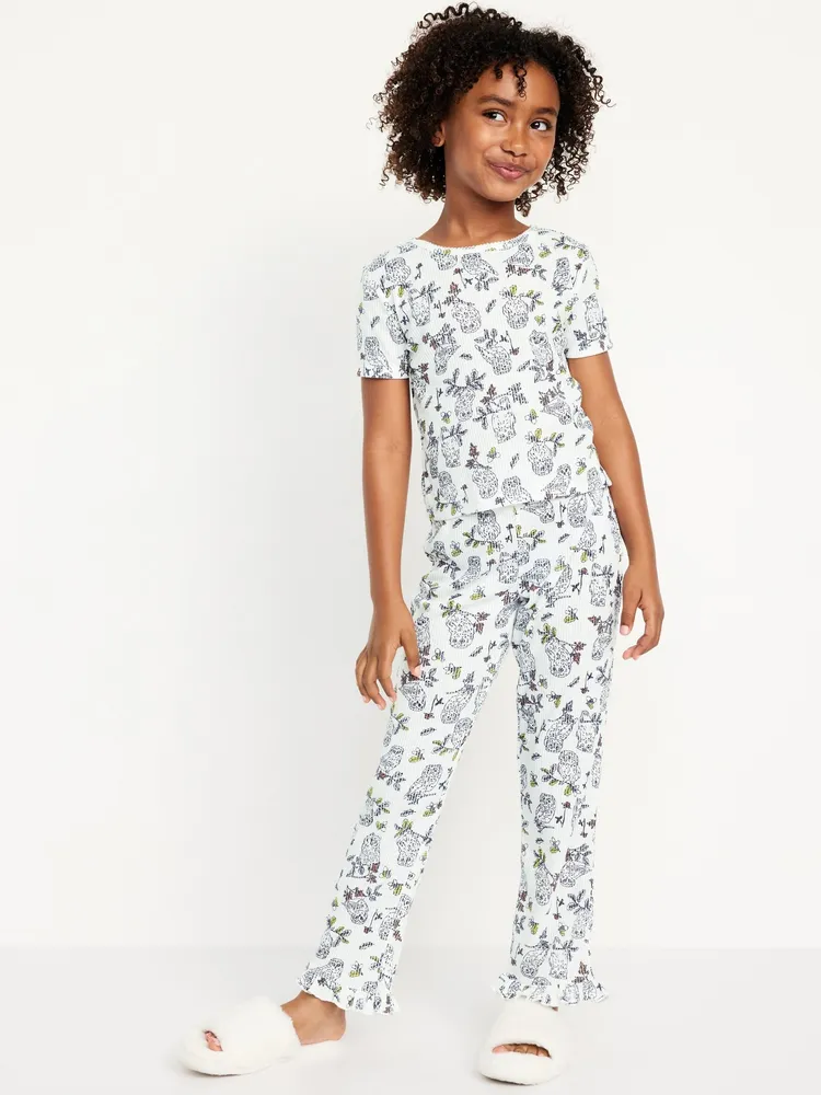 Old Navy Printed Rib Knit Pajama Set for Girls Vancouver Mall