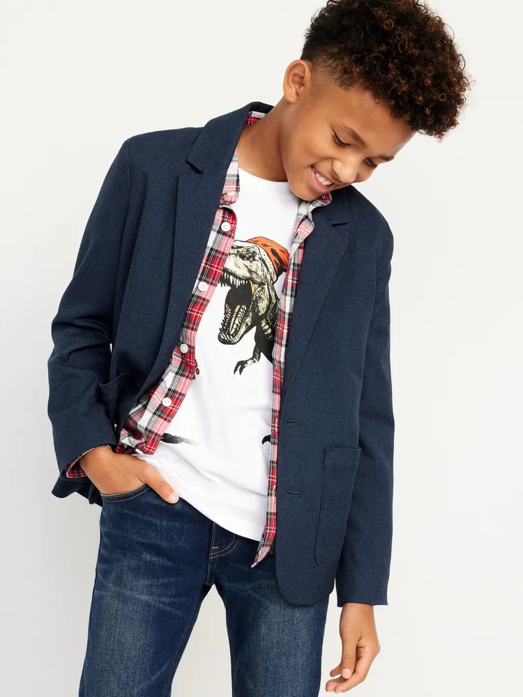 Boys blazer with sales jeans