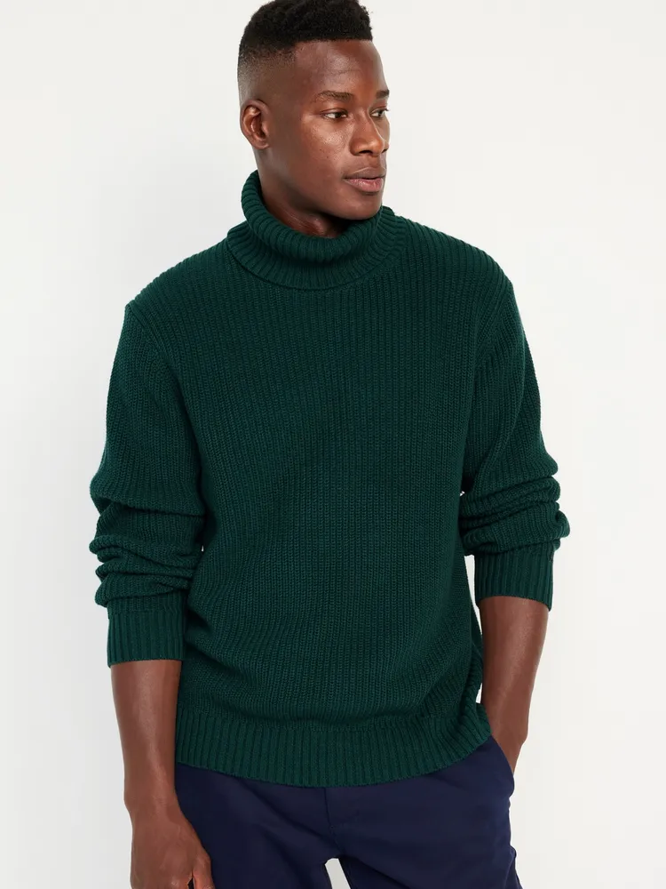 Old Navy Shaker-Stitch Turtleneck Sweater for Men | Mall of America®