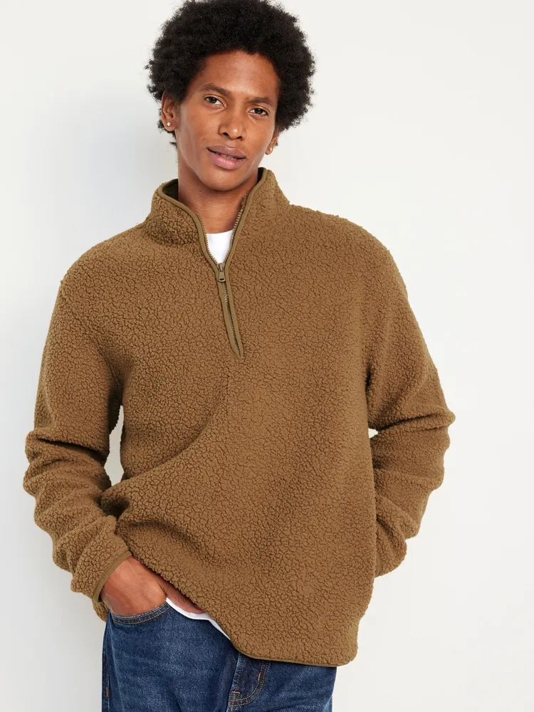 Old Navy 1 4 Zip Sherpa Pullover for Men Vancouver Mall