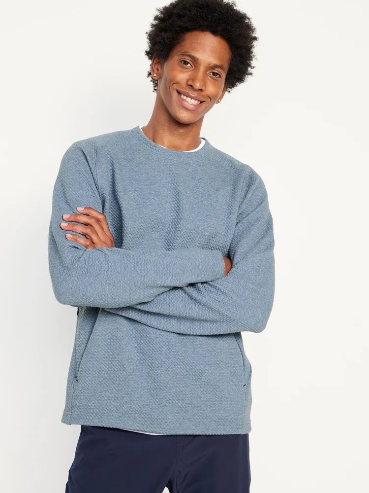 Crew neck sweatshirt discount with kangaroo pocket