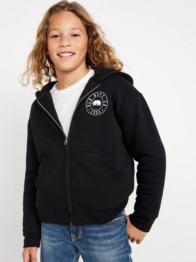 Old Navy Cozy Fleece Sherpa Lined Zip Hoodie for Boys Vancouver Mall