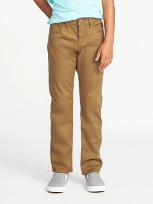 Brown stretchy clearance pants