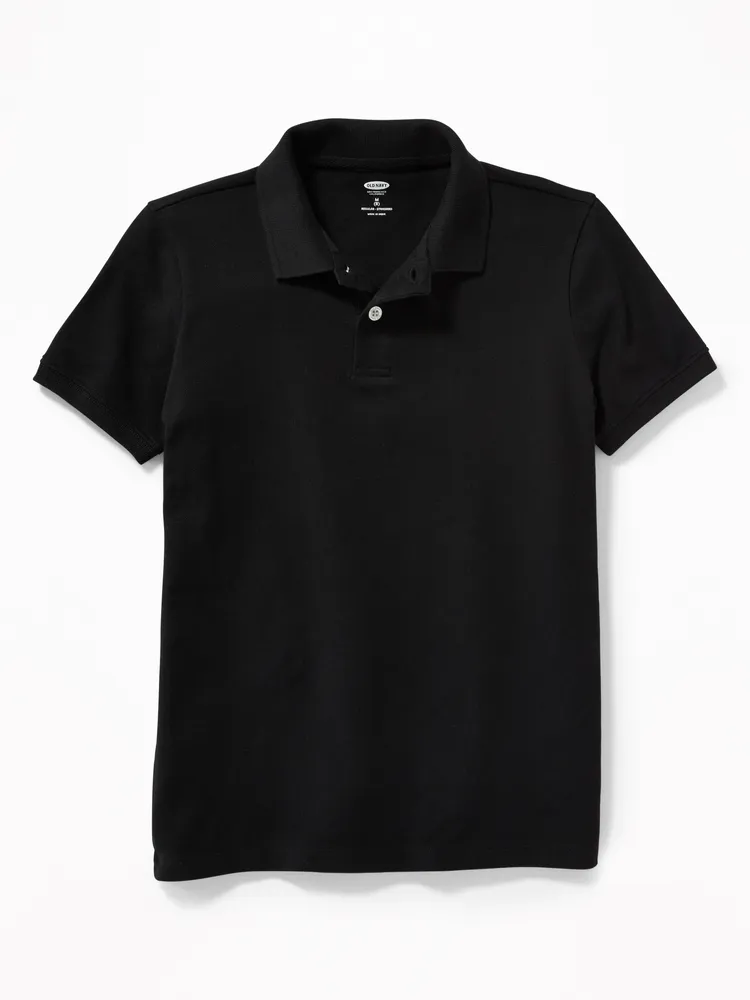 Pique uniform outlet polo