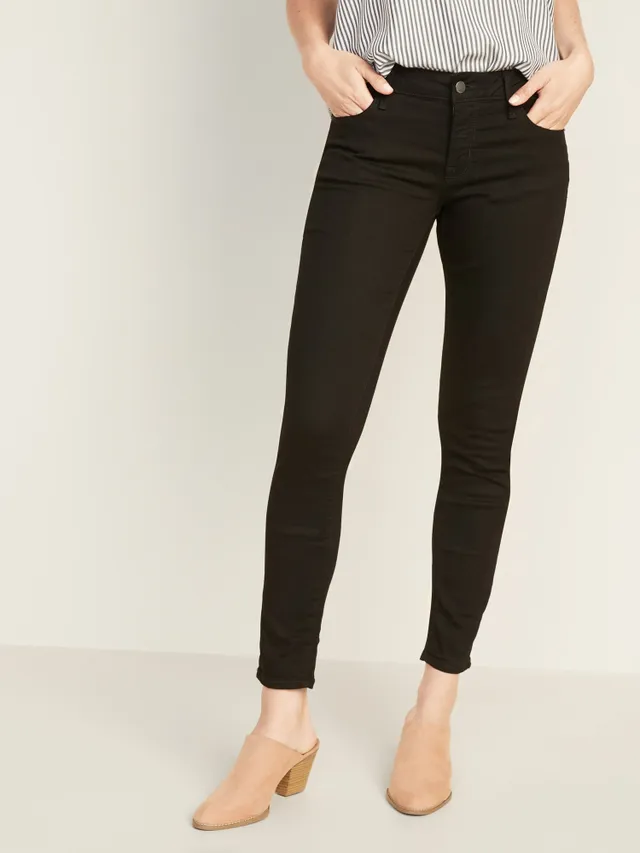 Old navy black rockstar hot sale jeans