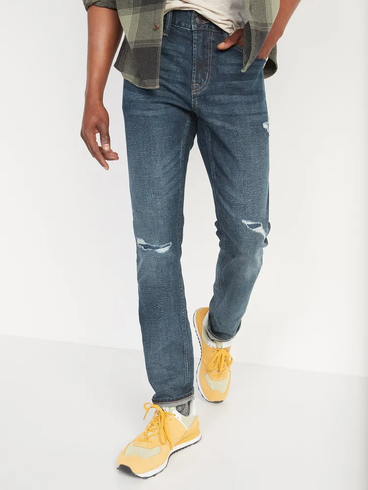 Square store ripped jeans