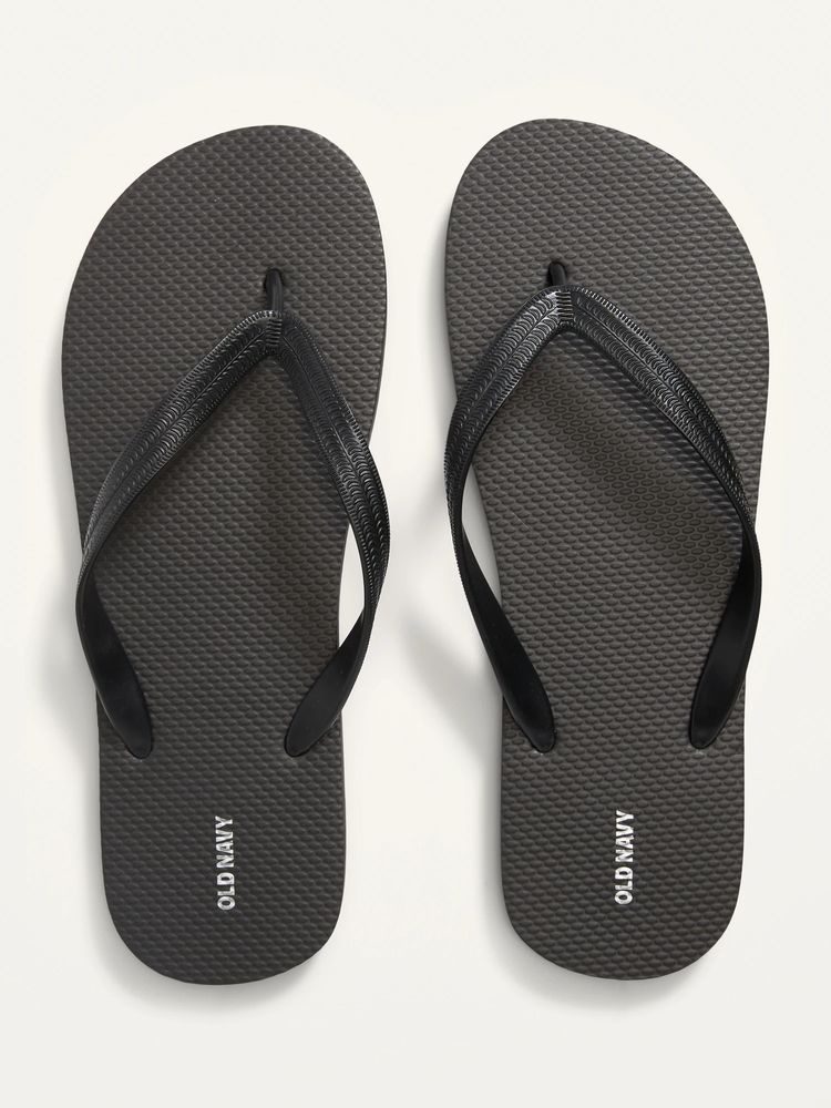 Old navy men's store white flip flops