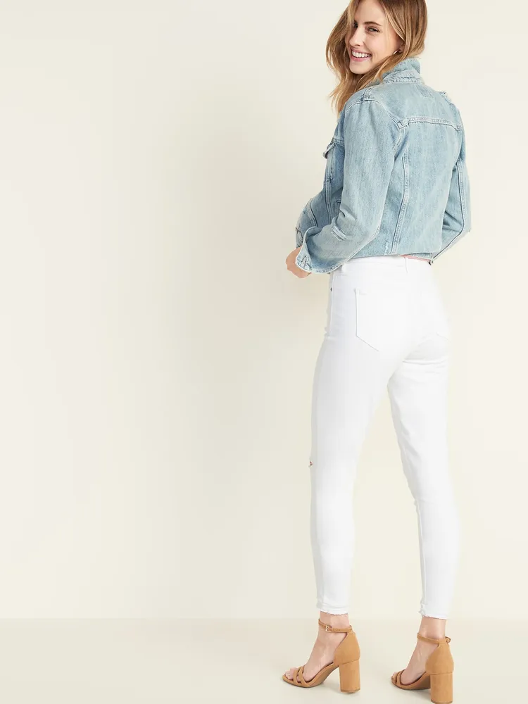 Old navy hot sale white jeans