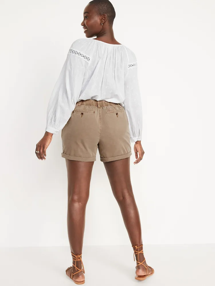 Women's 5 inch sale khaki shorts