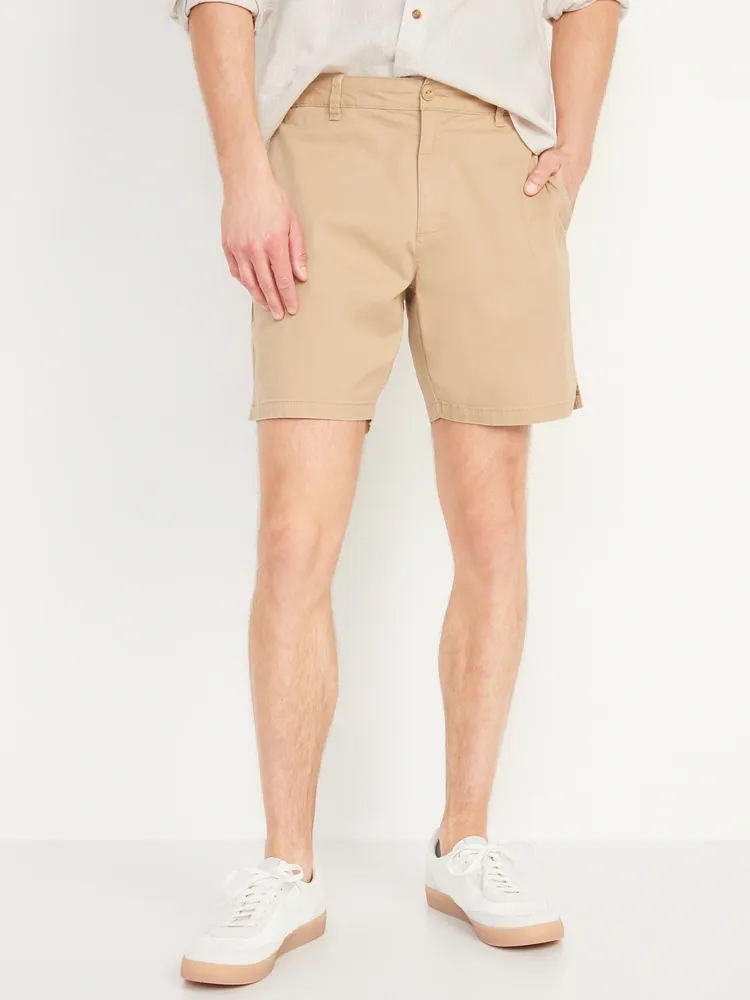 Mens chino shorts on sale 7 inch inseam