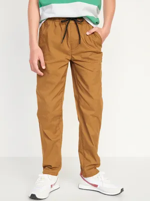 〈 TAN 〉 CHECKED&LINE PANTS WASHED ANKLE-LENGTH WIDE LEG PANTS - Dark tan | ZARA Canada
