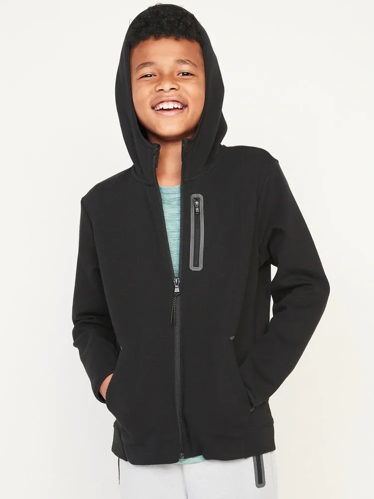 Boys black clearance zip up