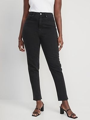 black ankle length jeans womens