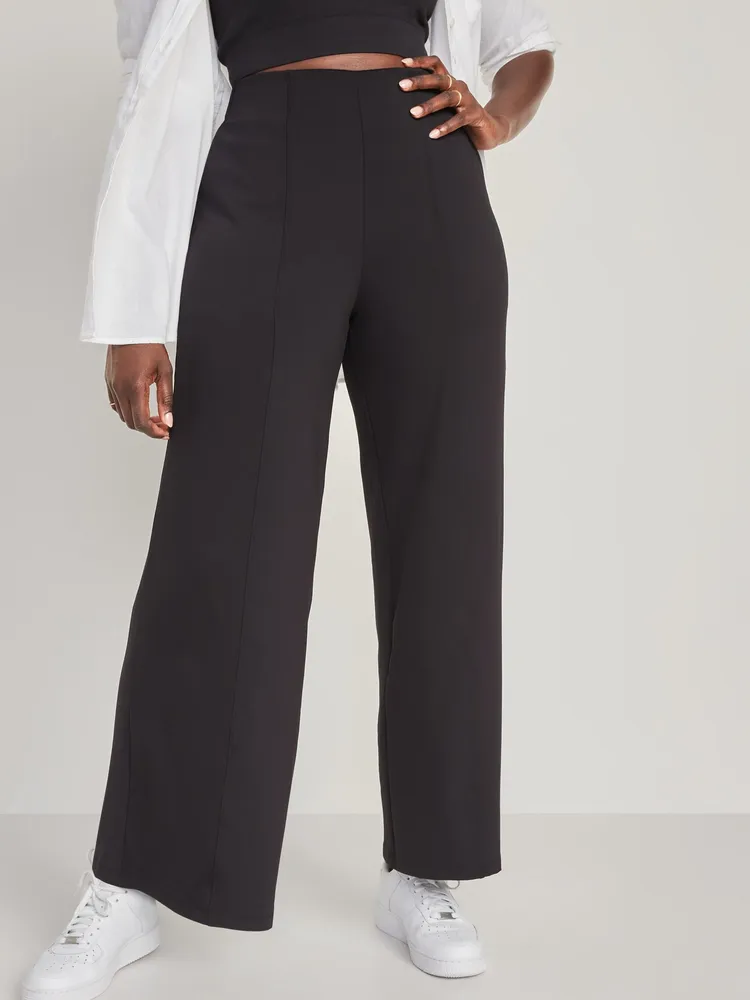 High waisted wide outlet leg pants canada