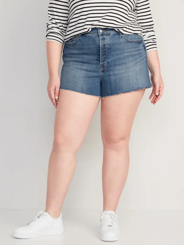 High waisted outlet jean shorts canada