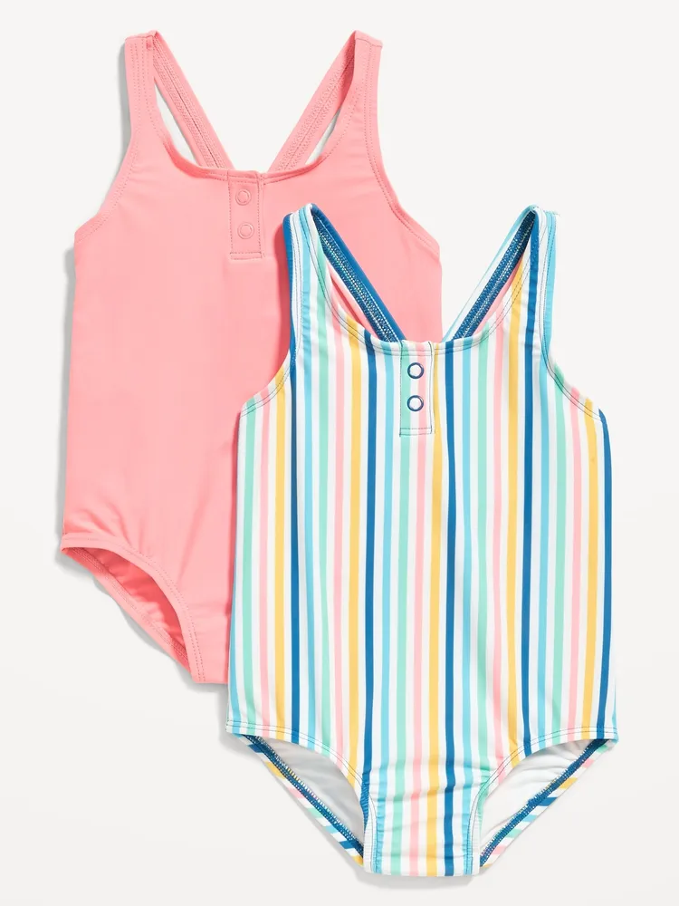 Old Navy 2 Pack One Piece Swimsuit for Toddler Baby