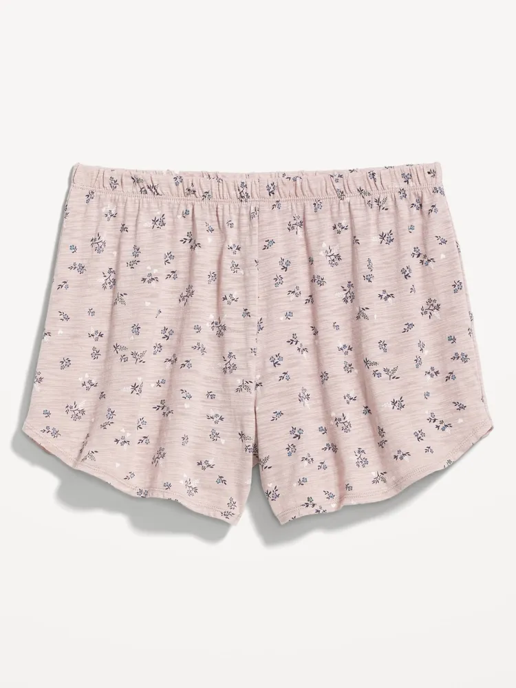 High waisted pj shorts sale