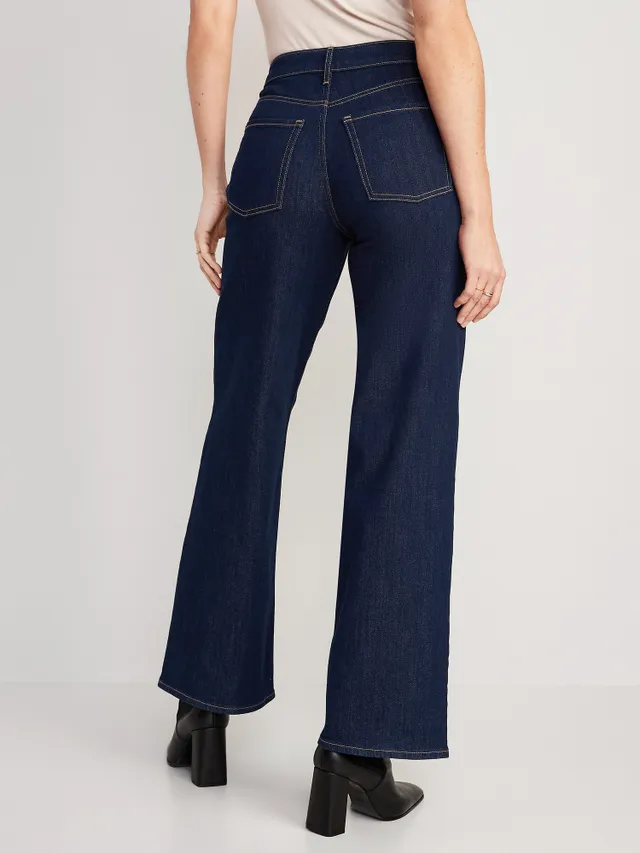 Old navy high on sale waisted wide leg jeans