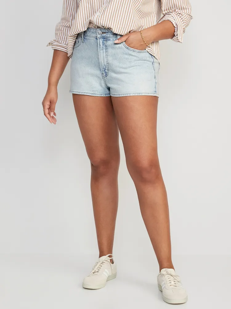 High waisted discount jean shorts canada