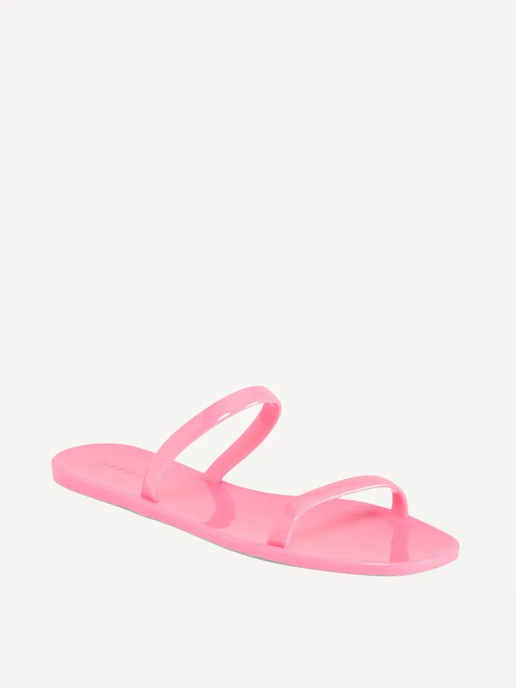 Old navy jelly slide flip sale flops