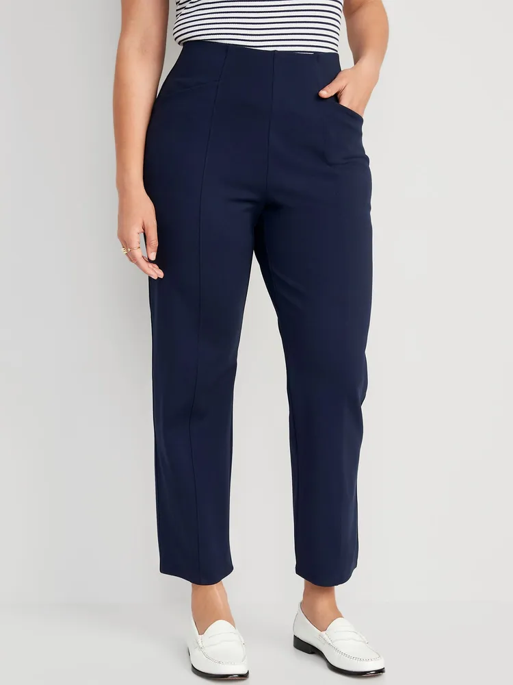 Navy blue hotsell trousers womens uk