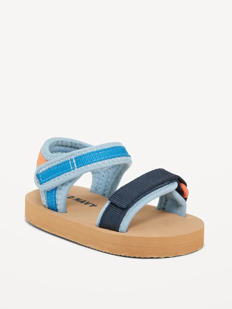 Navy hot sale strap sandals