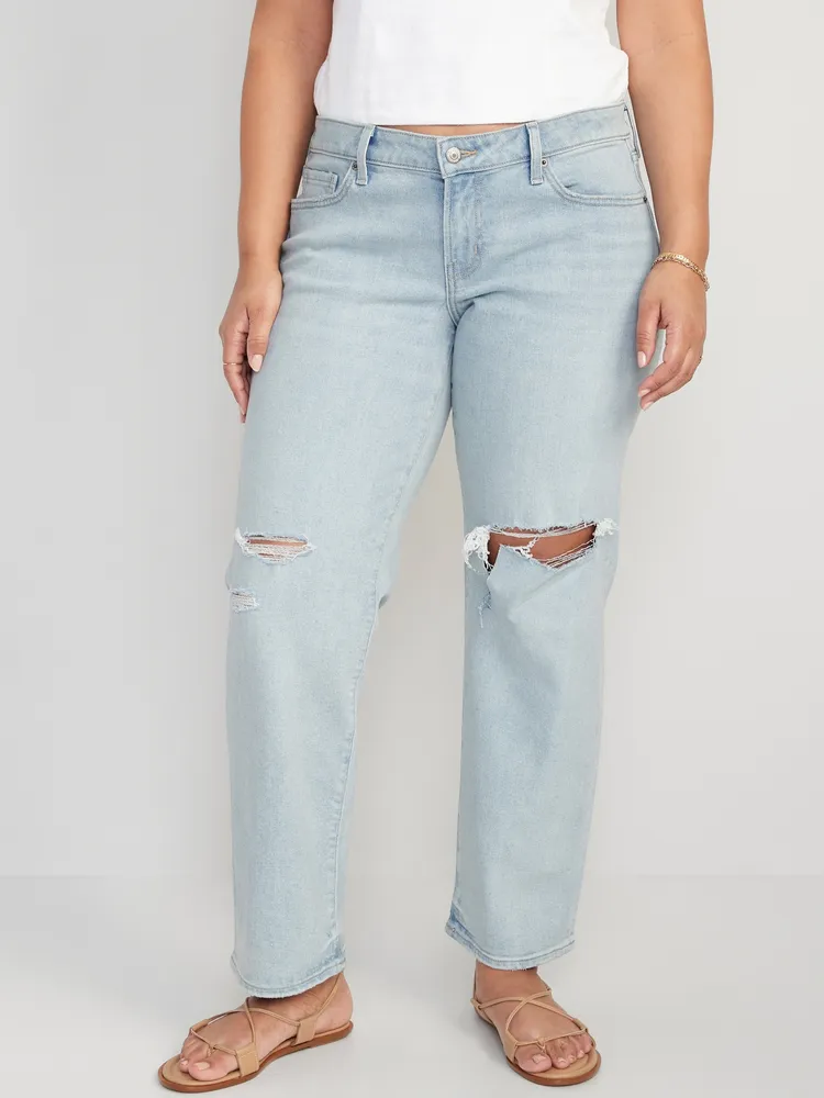 Loose ripped best sale jeans womens