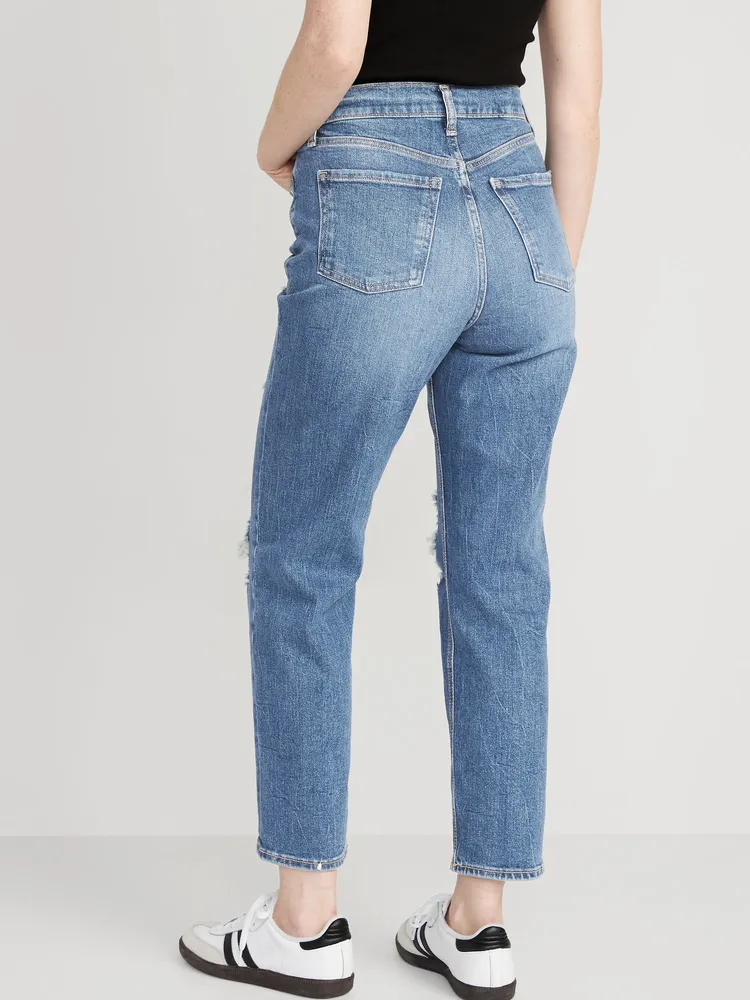 Old navy straight boyfriend hot sale jeans