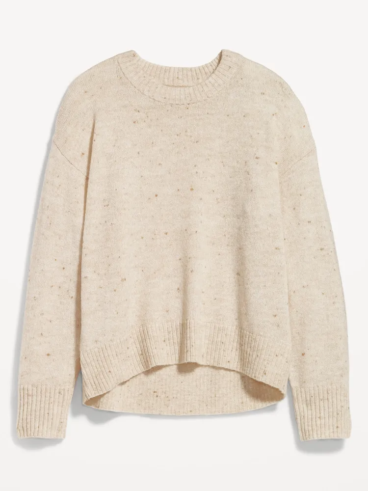 Cream pullover clearance sweater