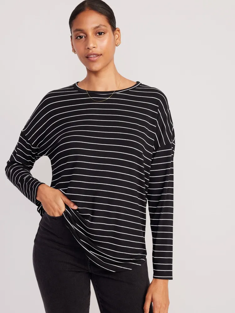 Old navy luxe long sleeve outlet shirt