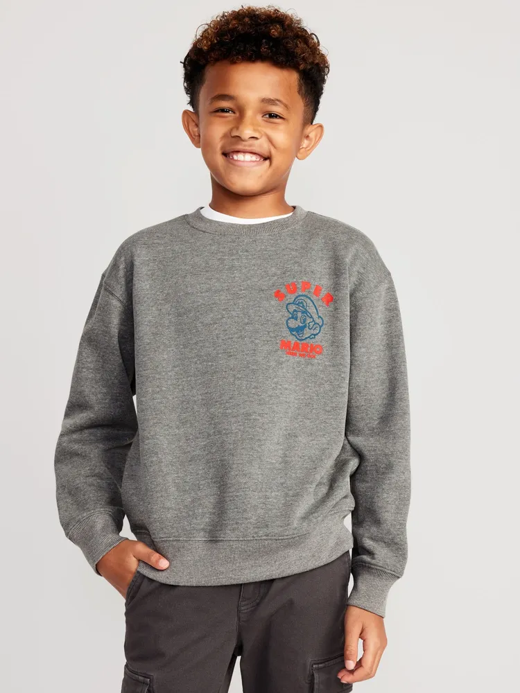 Boys top gray sweatshirt