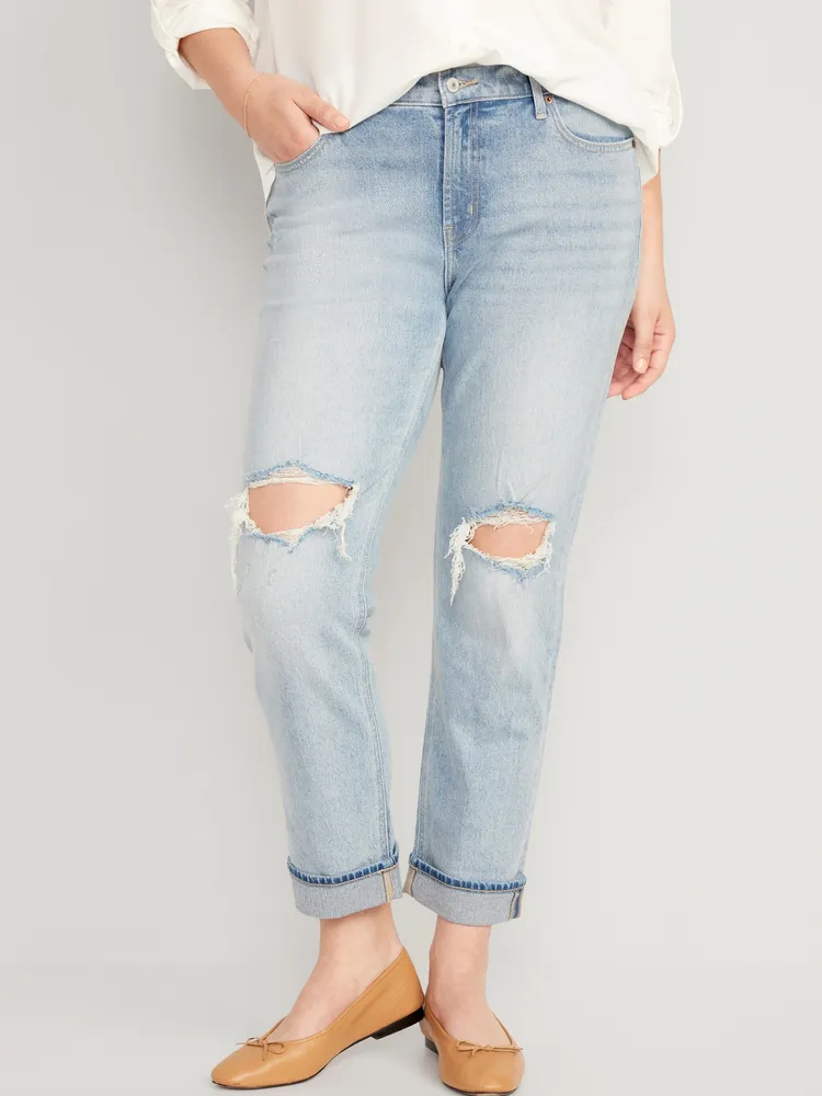 Old navy hot sale cuffed jeans