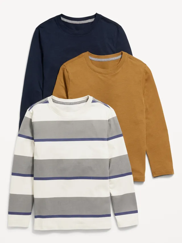 Old Navy Softest Printed Long-Sleeve T-Shirt 3-Pack for Boys