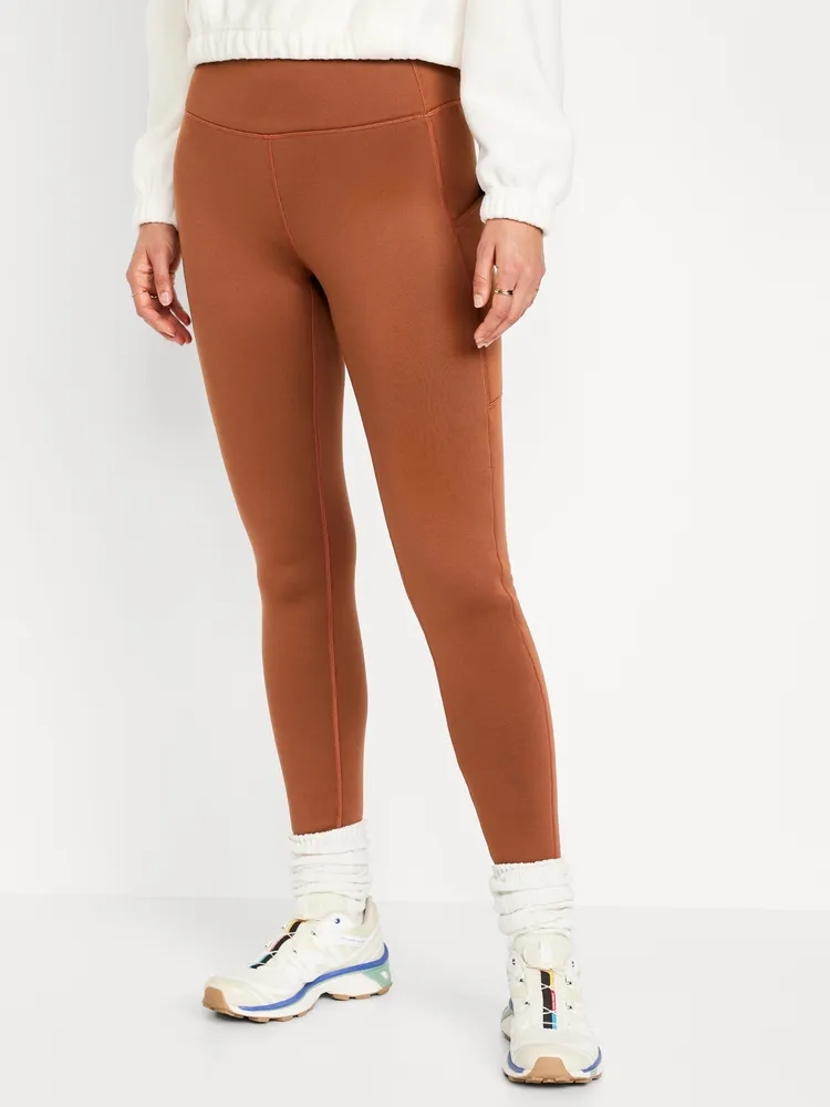 Brown leggings old outlet navy