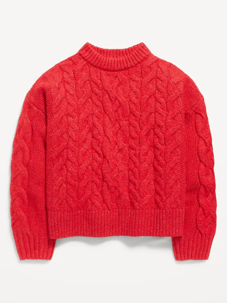 Cozy mock neck outlet sweater