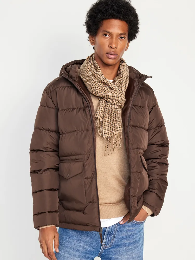 Old navy puffer jacket mens on sale