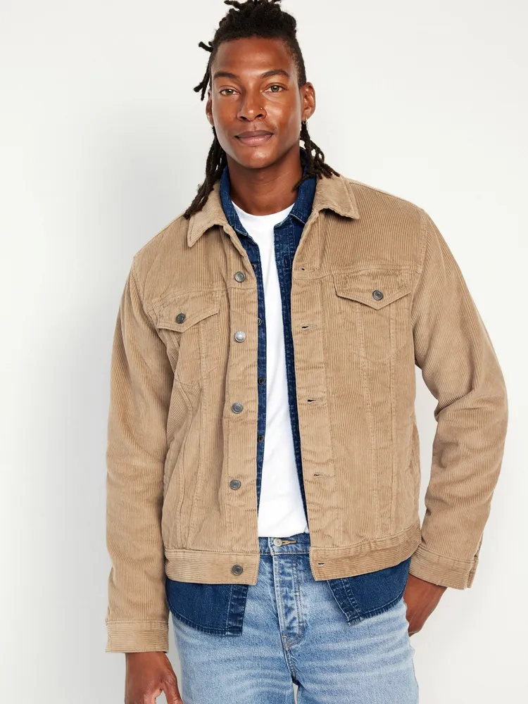 Corduroy trucker shop jacket mens