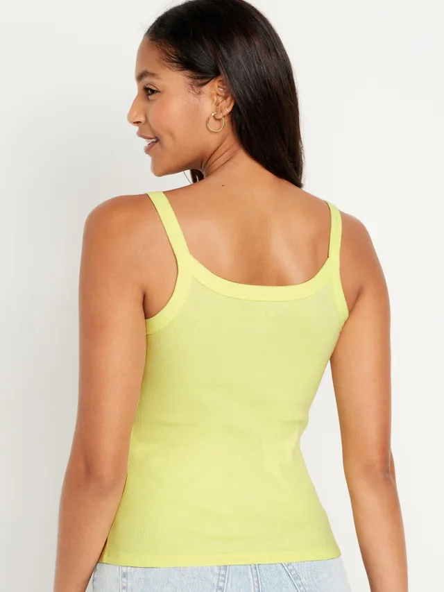 NKNIT rib mini tank top(navy、yellow) Old Navy Fitted Rib-Knit Tank Top | Hillcrest Mall